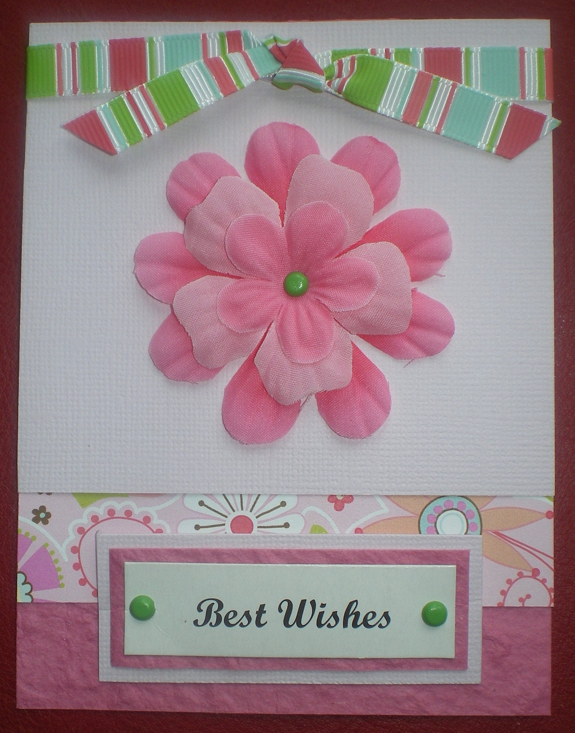 Hand-made Greeting Cards - "Best Wishes"
