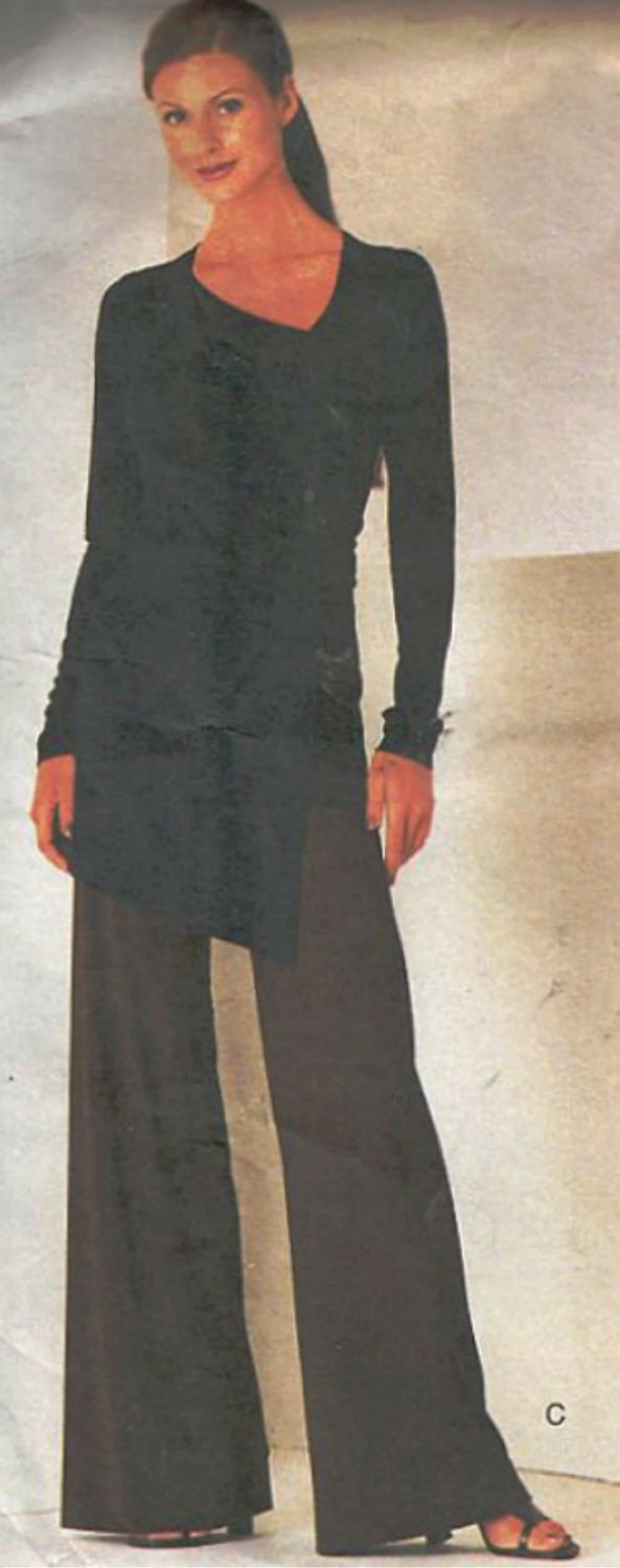 Vogue Top and Pants Pattern 2064 sizes 12, 14, 16 UNCUT Donna Karan - SewReallyCute