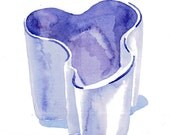 Aalto Vase- ORIGINAL PAINTING
