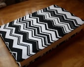 Chevron Stripe Paperback Book Cover