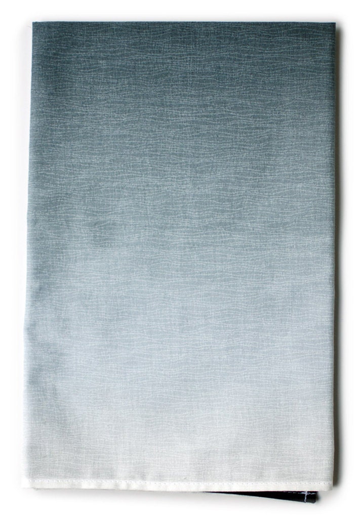 Navy-to-White Gradient Pocket Square