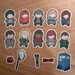 Doctor Who Stickers - Set of 15