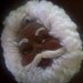 Black santa head. african american