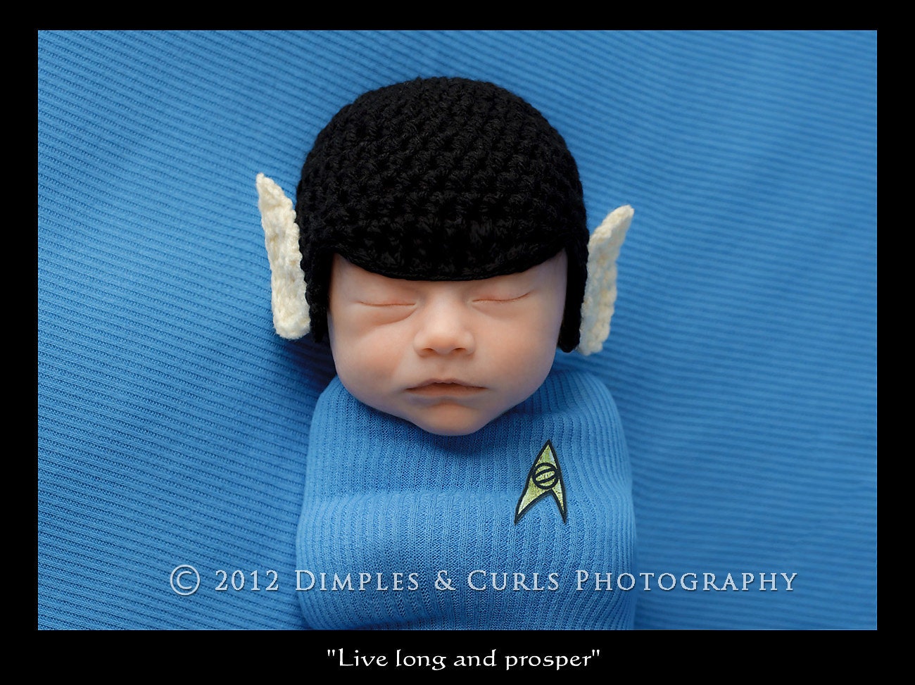 The Newborn Spock Hat Prop - NewbletKnittings