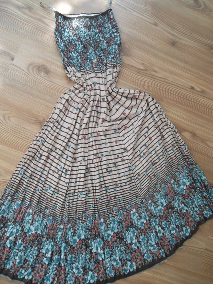 Handmade Blue - Maxi Skirt - Dress