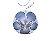 EARL GREY Painted California Sand Dollar Ornament