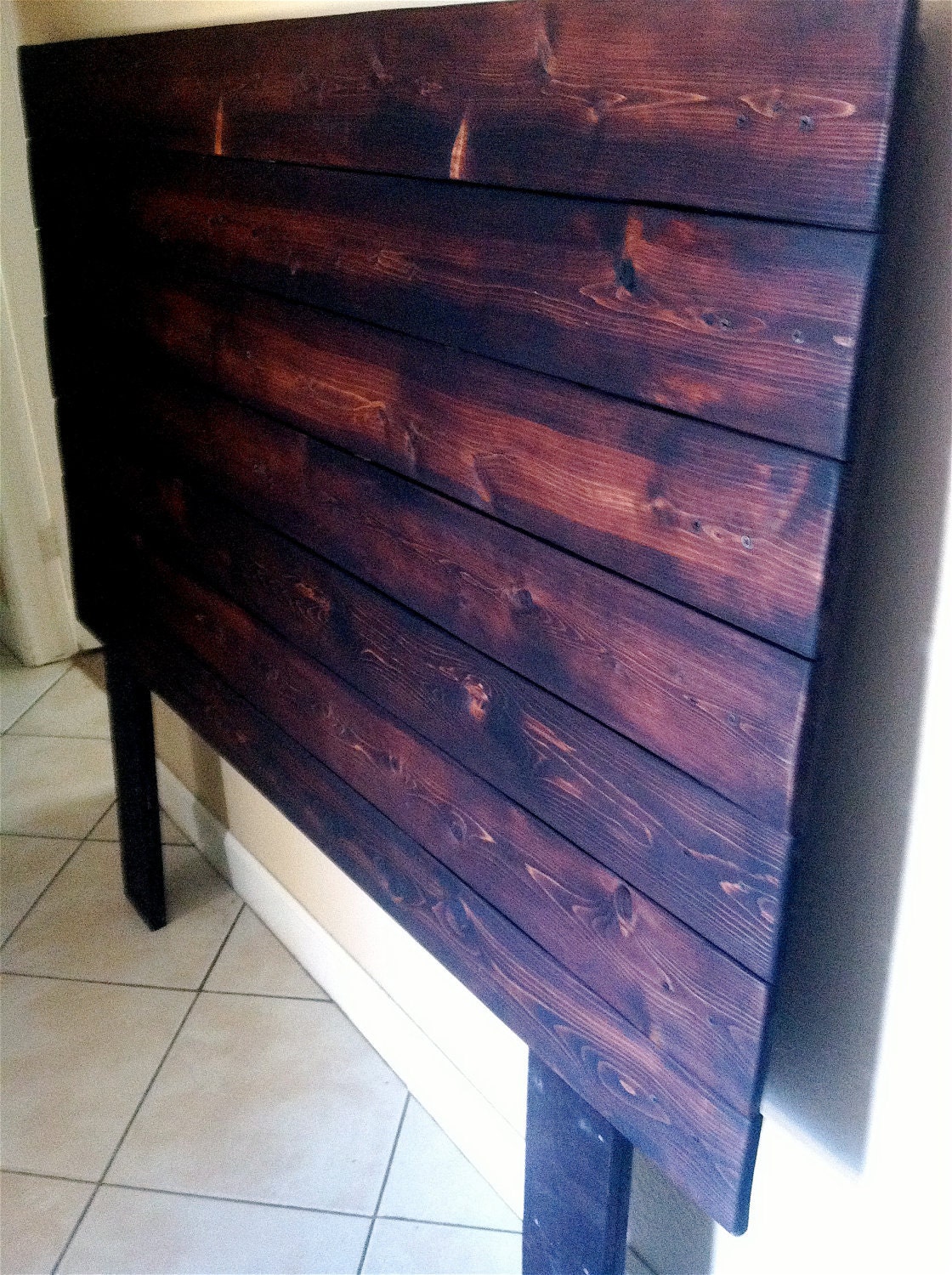 Rustic Queen Headboard by nidification on Etsy