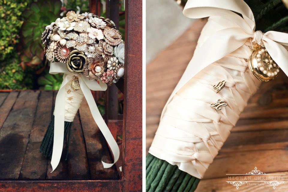 Custom Jewelry Brooch Bouquet - Deposit