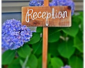 Wedding Signs, Wooden Wedding Signs, Reception Signs, Arrow Signs, Wedding Name Signs, Shabby Chic Signs