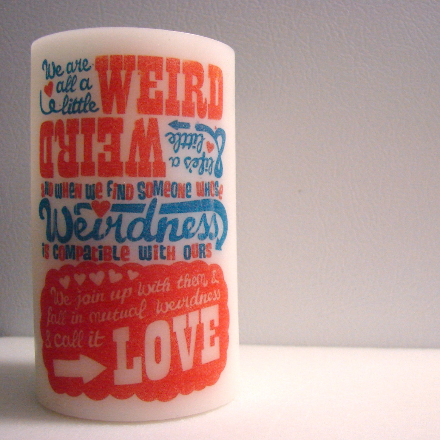 Dr Seuss Love Quote Flameless Pillar Candle l Battery Operated l Table Home Party Decor Il_570xn