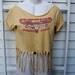 Shredded Fringed T Shirt Vintage Style Florida Liberty Surf Boards
