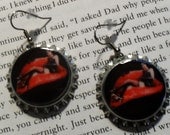 The Rocky Horror Picture Show Bottle Cap Earrings
