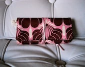 Tobacco pouch "Blast" / Amy Butler heavy weight cotton fabric pouch