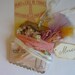 Gorgeous Paris In The Spring French Ribbons Hand Dyed Handstamped With OOAK Floral Picks..by LeFrenchChateau
