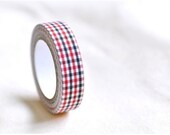 Fabric Tape - Red, Blue & White Gingham