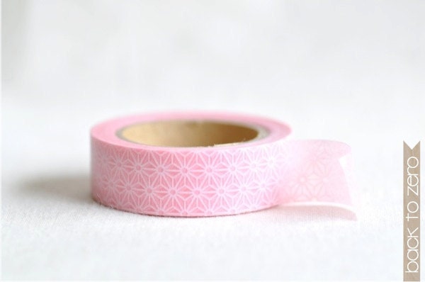 Washi Tape - Pink Stars