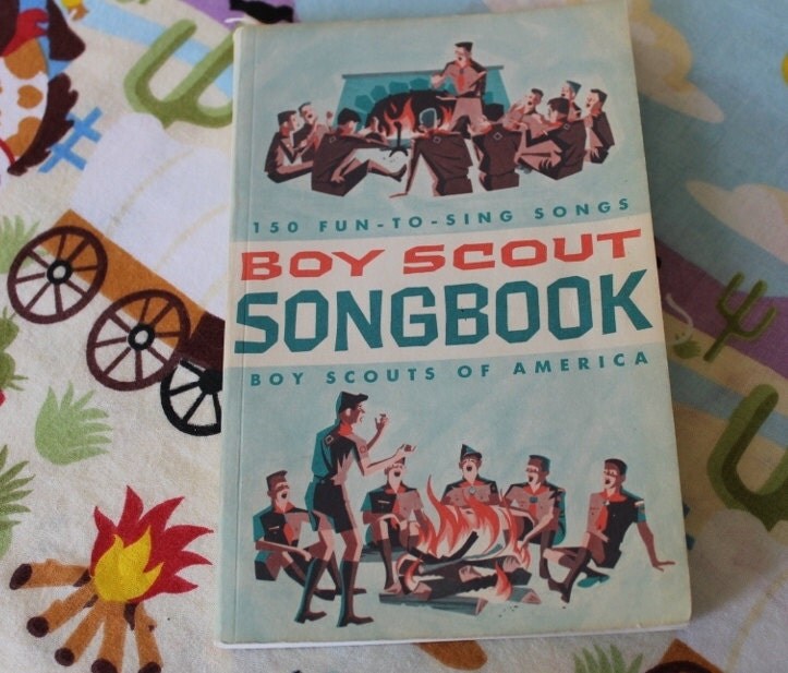 Book - Vintage - Boy Scout - 1960s - Song Book - Handbook - Music - Campfire