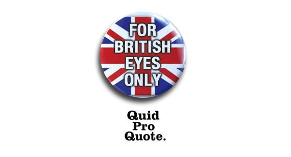 Arrested Development - For British Eyes Only -pinback button
