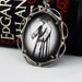 Unique Plague doctor- Medico Della Peste cabochon covered pendant