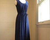 Womens Long Maxi sleeveless tank Dress - Made to order