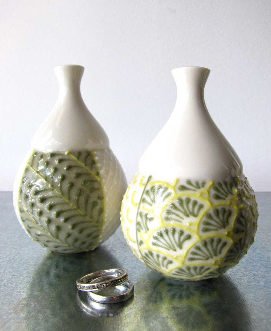 Green Bud Vase