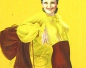 Near MINT Mutoscope Card Pin Up BILLY DEVORSS - Dat A Ble - Circa 1945