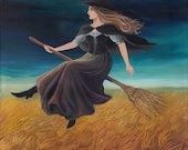 Barley Witch - Victorian Pagan Goddess Art 8x10 Print