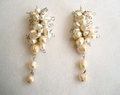 Cascading Pearl Earrings