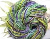 colorscape in hummingbird : handspun yarn australian merino wool / hand painted hand dyed handpainted hand spun