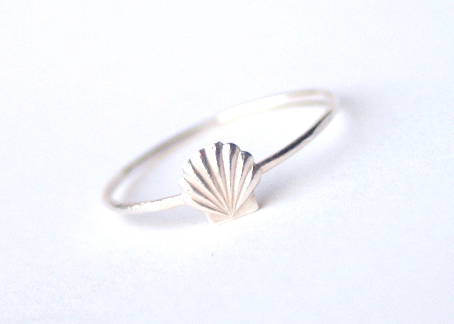 Sterling Little Shell Ring