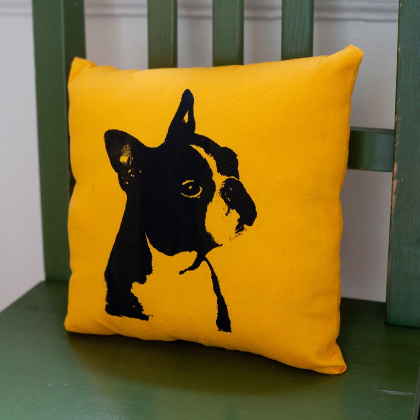 Boston Terrier Pillow