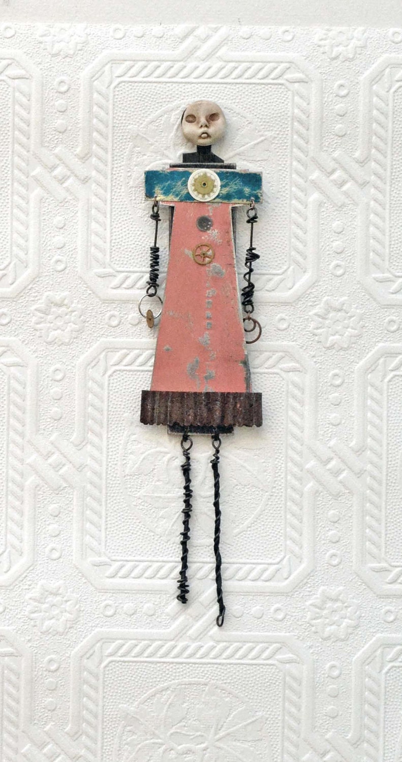 Beulah - Original Mixed Media Art Doll