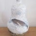 Whale Art Vase , Mixed Media Collage Table Art , Whimsical Art One of a Kind