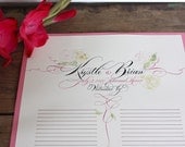 Wedding Guest Sign-In Scroll small - As seen in BRIDES