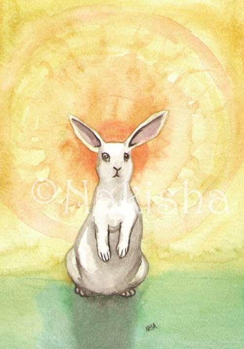 The Rabbit Tarot - Original Art - The Sun