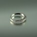 UNDER A SPELL Wedding Band 14k gold and White Sapphires