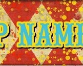 Vintage Retro Circus and Clowns Etsy Shop Banner by Sea Dream Studio one of a kind