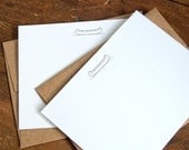 Canoe Letterpress Cards - Anniversary Gift - Camp Cards - Moonrise Kingdom