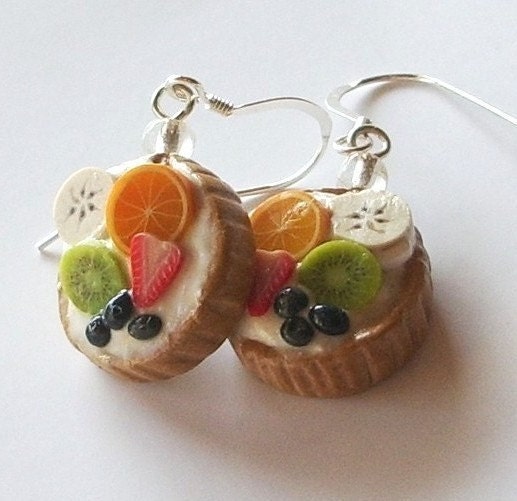 Five Fruit Tart  Earrings