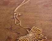 Radiolaria Pendant (gold)