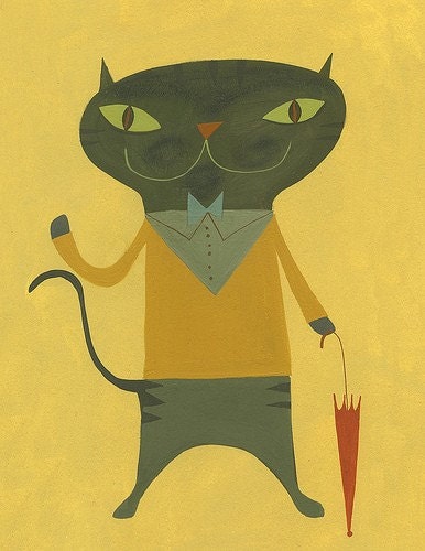 Jean-Paul. Limited edition print by Matte Stephens.