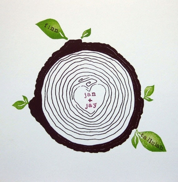 custom family tree -- brown