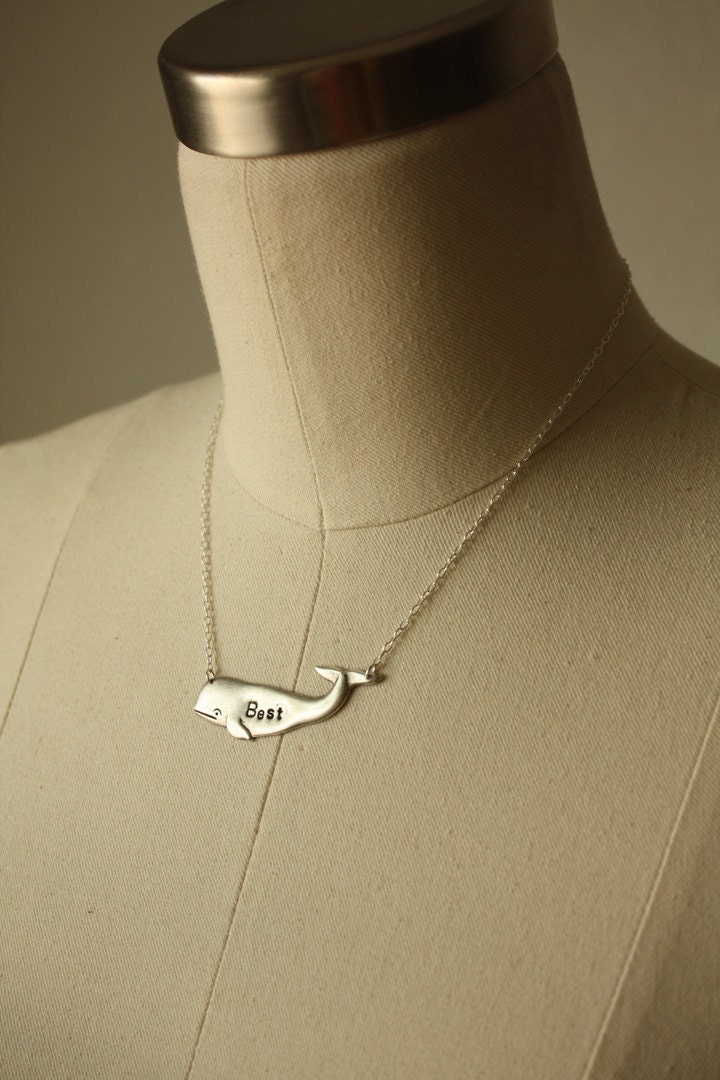 Personalize Your One  Whale silver