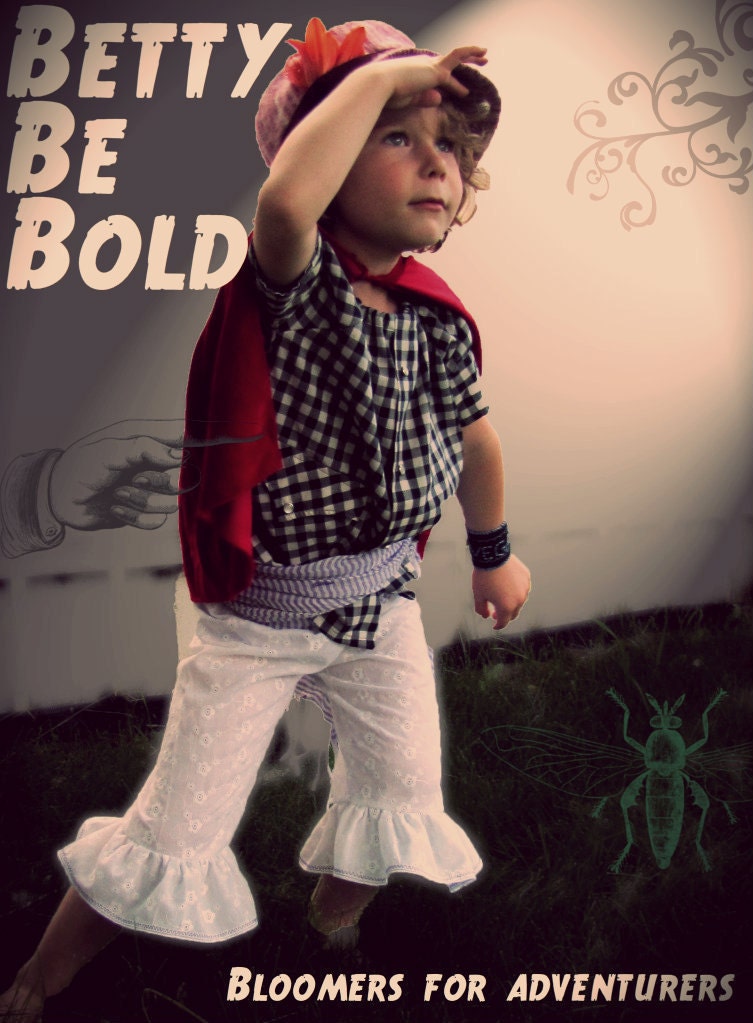 Betty Be Bold bloomer bottoms ePattern PDF