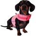 Eco Dog Harness - Renewable Pink Yellow Plaid Cotton - Medium