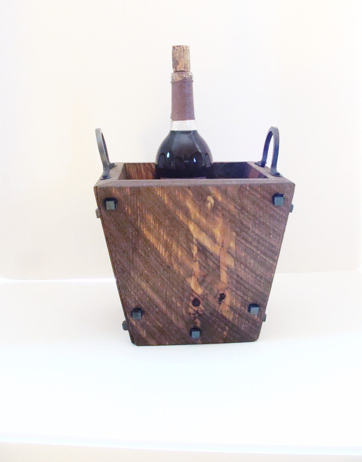 Planter Box Wine Storage Wooden Wine Caddy by baconsquarefarm