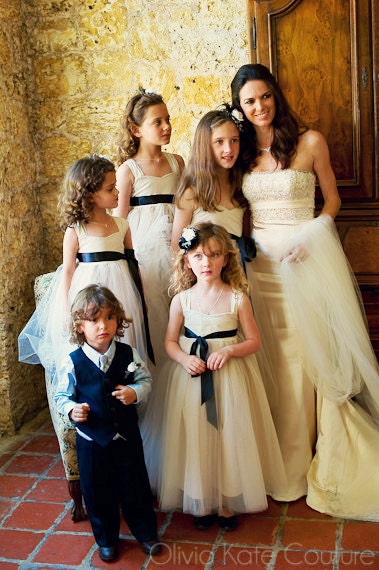 Flower Girl Dress Champagne