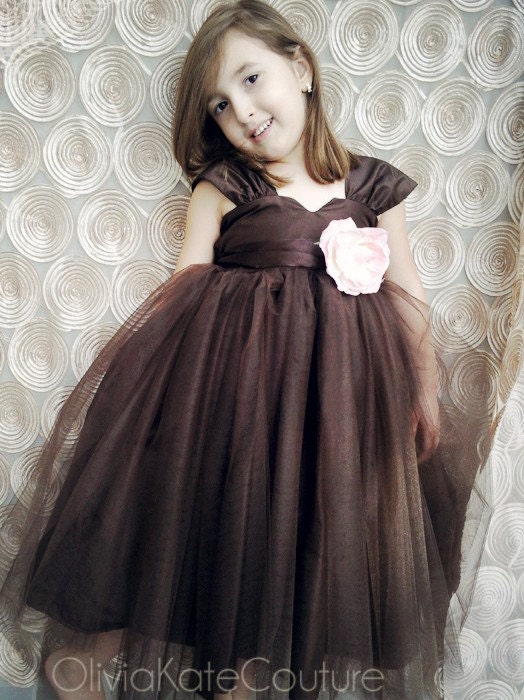 Fall Wedding Brown Dress