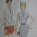 McCall's 3162, 1950s sleeveless blouse