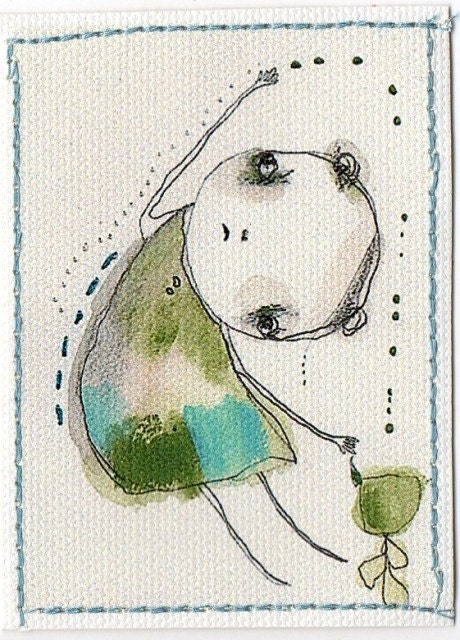 Reproduction ACEO...Stitched....."T20"